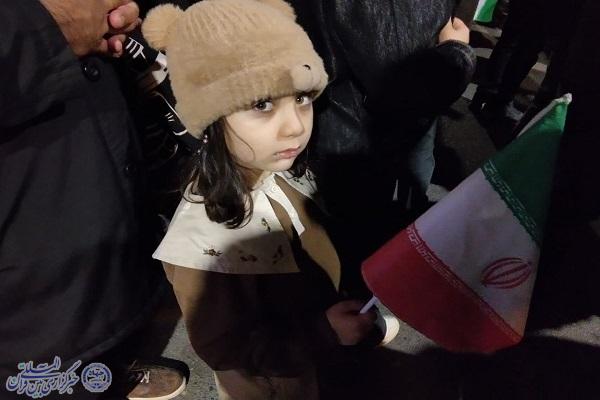 سوگواری دانش آموزان بابلسری در چهلم شهادت دانش آموزان میناب