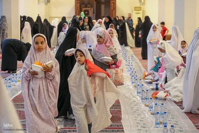جشن دختران روزه‌ اولی در حرم مطهر حضرت شاهچراغ(ع)