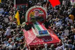 بدرقه پیکر شهید نیلفروشان به منزل‌گاه ابدی