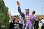 راهپیمایی نمازگزاران زنجانی علیه جنایات آل سعود