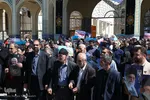 راهپیمایی مردم اصفهان در محکومیت جنایت صهیونیست‌ها در بیمارستان الشفا