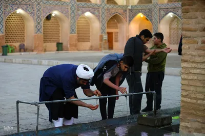 مراسم اعتکاف در مسجد جامع عتیق اصفهان