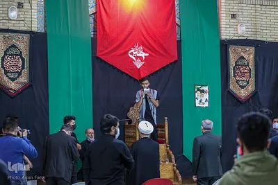 مراسم عزاداری هیئت بسیج رسانه فارس