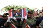 مراسم تشییع و تدفین شهید "احسان غمی تازه کندی" اولین شهید اهری جنگ رمضان در اهر