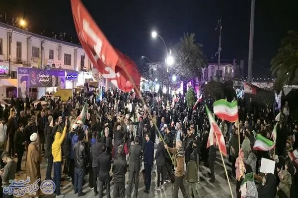 چهل شب در خیابان: راهپیمایی و اجتماع مردم بابلسر