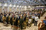 آیین تجلیل از جانبازان شیمیایی در حرم رضوی
