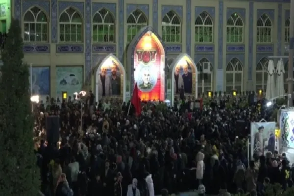 گلزار شهدای کرمان در سالروز شهادت حاج قاسم
