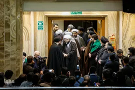 مراسم وداع با پیکر آیت الله هاشمی شاهرودی
