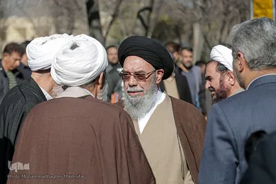 آیین تشییع و خاکسپاری پیکر مرحوم آیت‌الله شوشتری