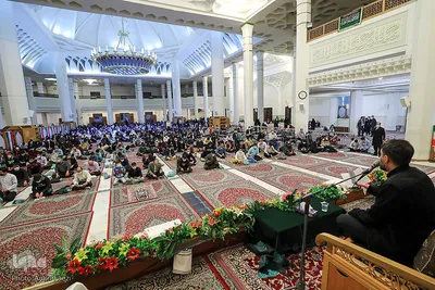 قرائت دعای روحبخش کمیل در حرم مطهر شاهچراغ(ع)