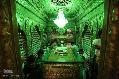آیین گلاب شویی حرم مطهر شاهچراغ(ع)