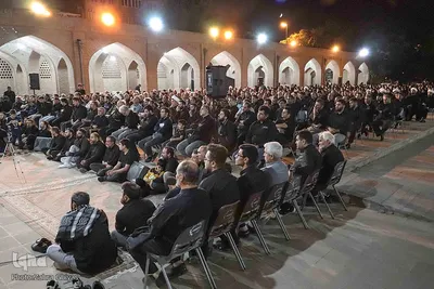 روضه‌خوانی در مسجد کبود تبریز