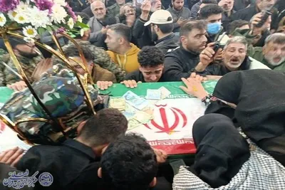 آیین شب وداع با پیکر پاک شهدا ی شهرستان نکا