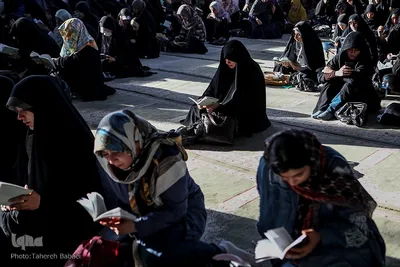 مراسم دعای عرفه در دانشگاه تهران