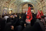 فیلم | خونخواهی زائران و مجاوران حرم بانوی کرامت در آستانه بدرقه رهبر شهید انقلاب