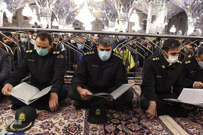 مراسم بزرگداشت آیت‌الله گرایلی در حرم رضوی