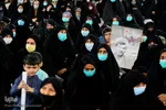 وداع با پیکر روحانی شهید اصلانی در حرم مطهر رضوی
