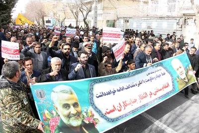 راهپیمایی محکومیت ترور شهید سردار «قاسم سلیمانی» در شهرکرد