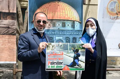 مراسم نمادین روز جهانی قدس در تبریز