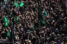 عزاداری عاشورا در چهارراه گلوبندک