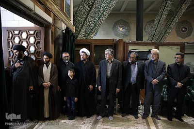 مراسم یادبود دو جهادگر شهید حادثه تروریستی مجلس