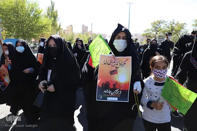 پیاده روی جا ماندگان اربعین در تبریز