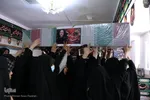 آئین وداع با پیکر شهید عبدالله اسکندری در شهرستان خرامه
