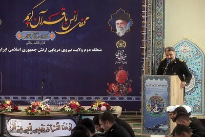 محفل انس با قرآن کاروان قرآنی انقلاب در شهرستان جاسک