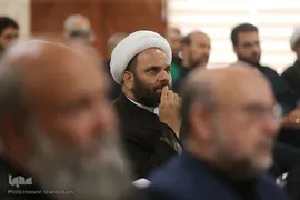 ⁨رونمایی از پوستر و لوگوی شعار اربعین 1398⁩