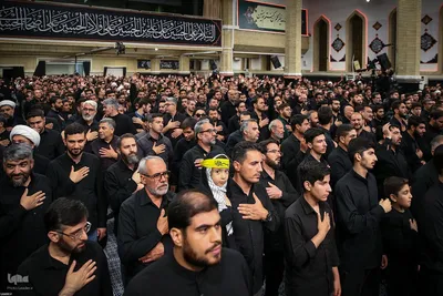 مراسم عزاداری شام غریبان در حسینیه امام خمینی(ره)