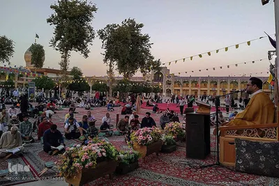 محفل انس با قرآن با تلاوت «سیدجواد حسینی»، قاری بین‌المللی کشور در شاهچراغ‎‎