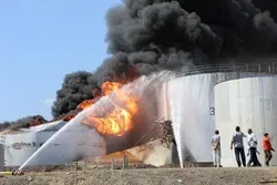Yemeni Refinery Fire Spreads to Second Storage Tank