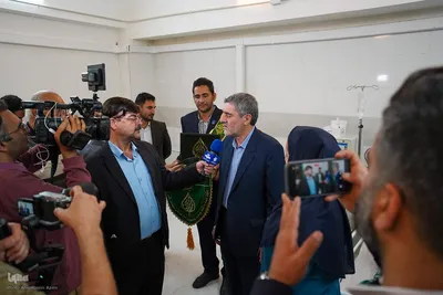 افتتاح بخش دیالیز دارالشفاء حرم مطهر به مناسبت روز بزرگداشت حضرت شاهچراغ(ع)