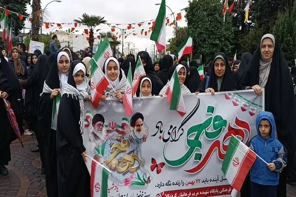 حماسه‌ای دیگر از دیار نوشهر؛ خروش مردمی در ۲۲ بهمن + عکس