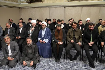 دیدار جمعی از مداحان و شاعران اهل‌بیت‌ (ع) با رهبر معظم انقلاب