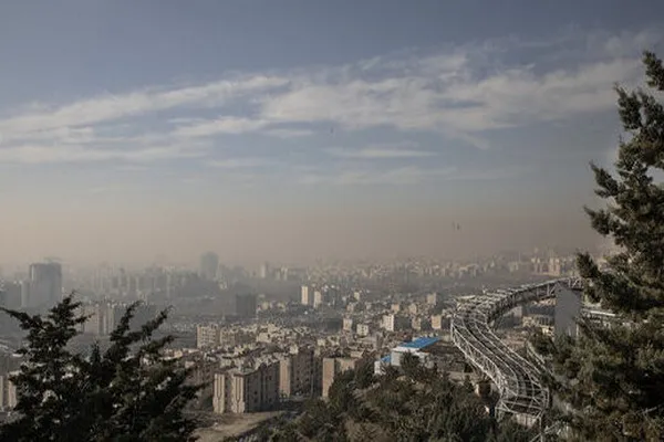 آلودگی هوای تهران با آلاینده اوزن