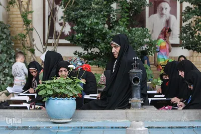 مراسم جزء‌خوانی در خانه موزه شهید مدرس
