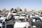 راهپیمایی خودرویی و موتوری 22 بهمن 1400 در یزد‎‎