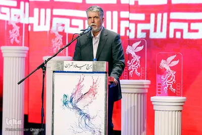 سید عباس صالحی وزیر ارشاد در افتتاحیه سی و ششمین جشنواره فیلم فجر