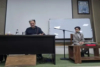 کارگاه آموزشی «صوت و لحن قرآن کریم» با حضور دکتر غلامرضا شاه‌میوه در ساری