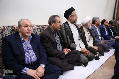 دیدار جمعی از مسئولان ارشد نظام با مقام معظم رهبری