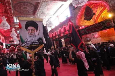 حضور دسته جات عزاداری در بین الحرمین در آستانه اربعین حسینی
