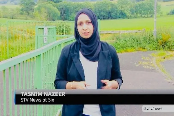 Escocia: en televisión la primera reporter con el hiyab