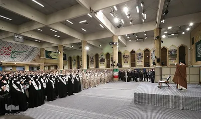 دیدار صدها تن از بسیجیان با رهبر معظم انقلاب اسلامی