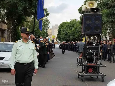 مراسم عزاداری خیابانی به مناسبت سالگرد ارتحال حضرت امام خمینی(ره) در اهر
