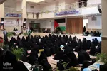 اجتماع طلاب مدارس علمیه خواهران ارومیه در حمایت از مردم فلسطین‎
