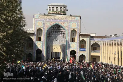 سوگواري «جاماندگان از اربعين» در حرم شاهچراغ(ع)