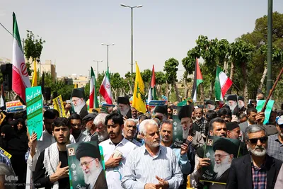 راهپیمایی مردم اصفهان در محکومیت جنایات رژیم صهیونیستی