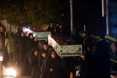 وداع با پیکر پاک ۱۰۰ شهید گمنام