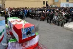 تشییع پیکر شهید مدافع امنیت «محمدرضا کوشکی»‎